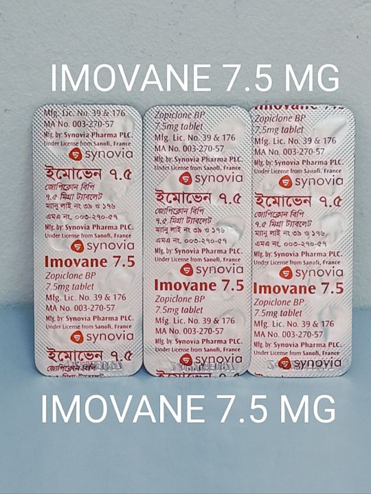 Imovane 7.5 mg prix