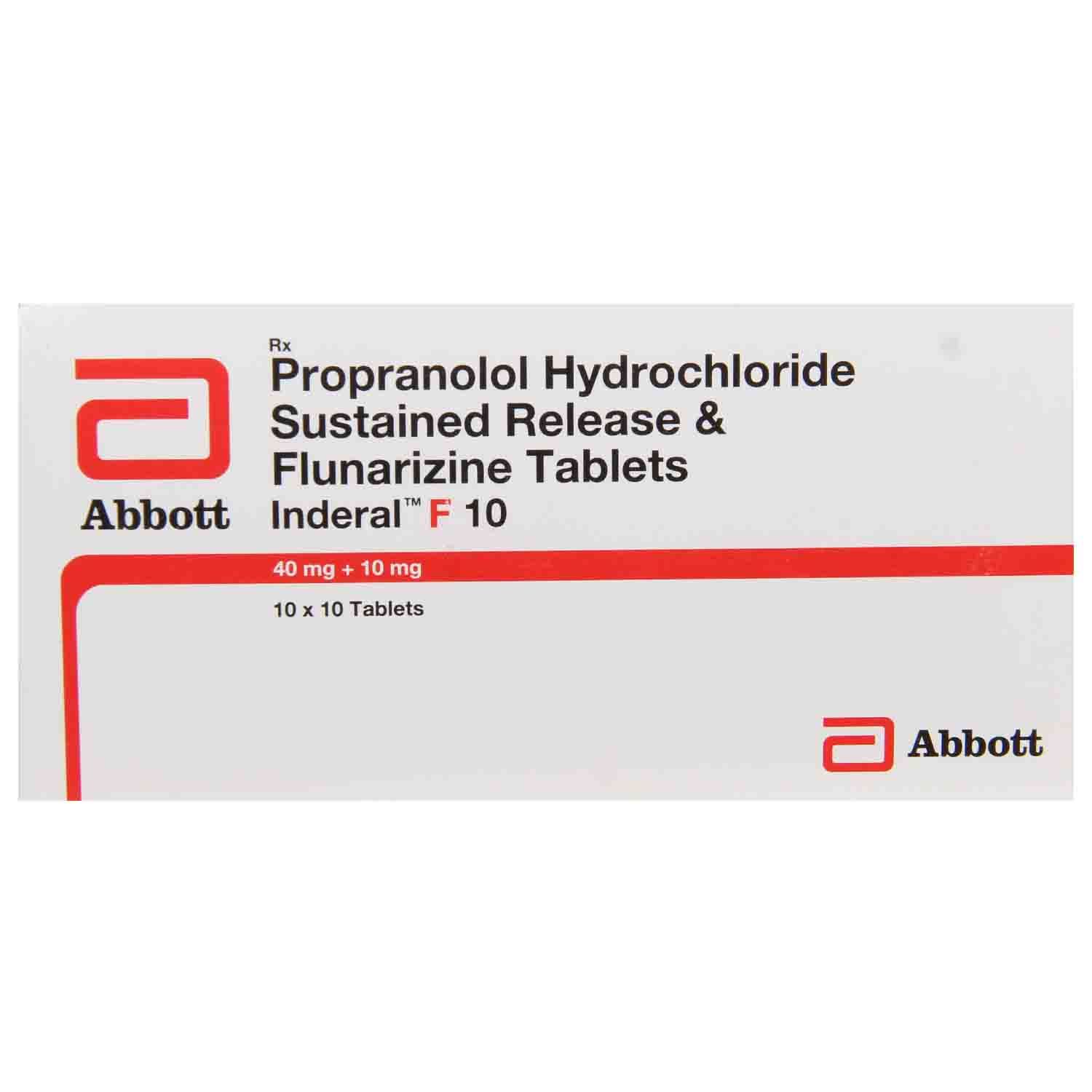 Inderal 10mg Fc Tabs