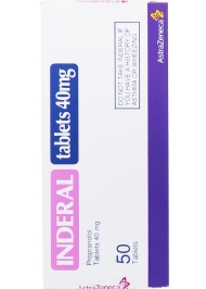 Inderal 40 mg 50 tabletas
