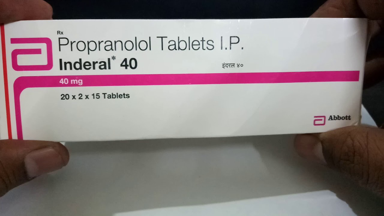Inderal 40 mg cp