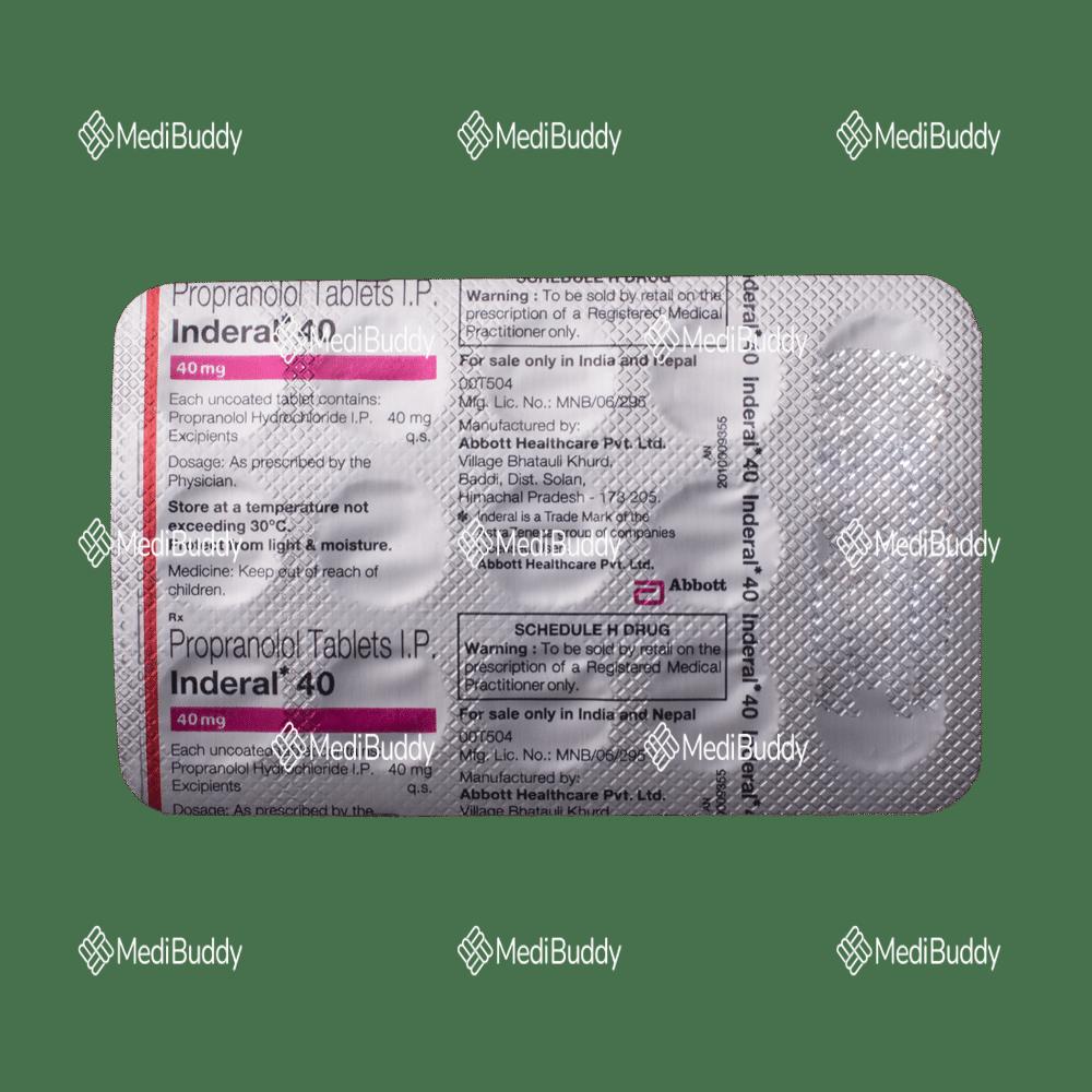 Inderal 40 mg online