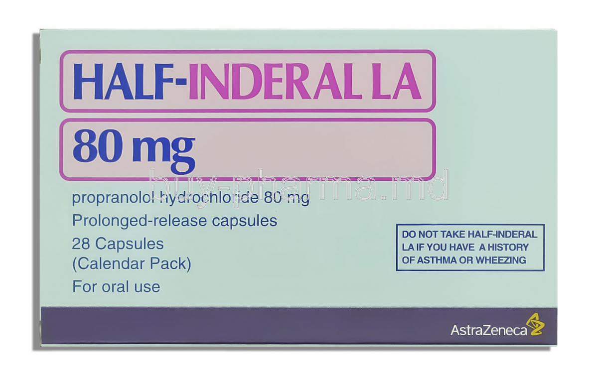 Inderal 80 mg la