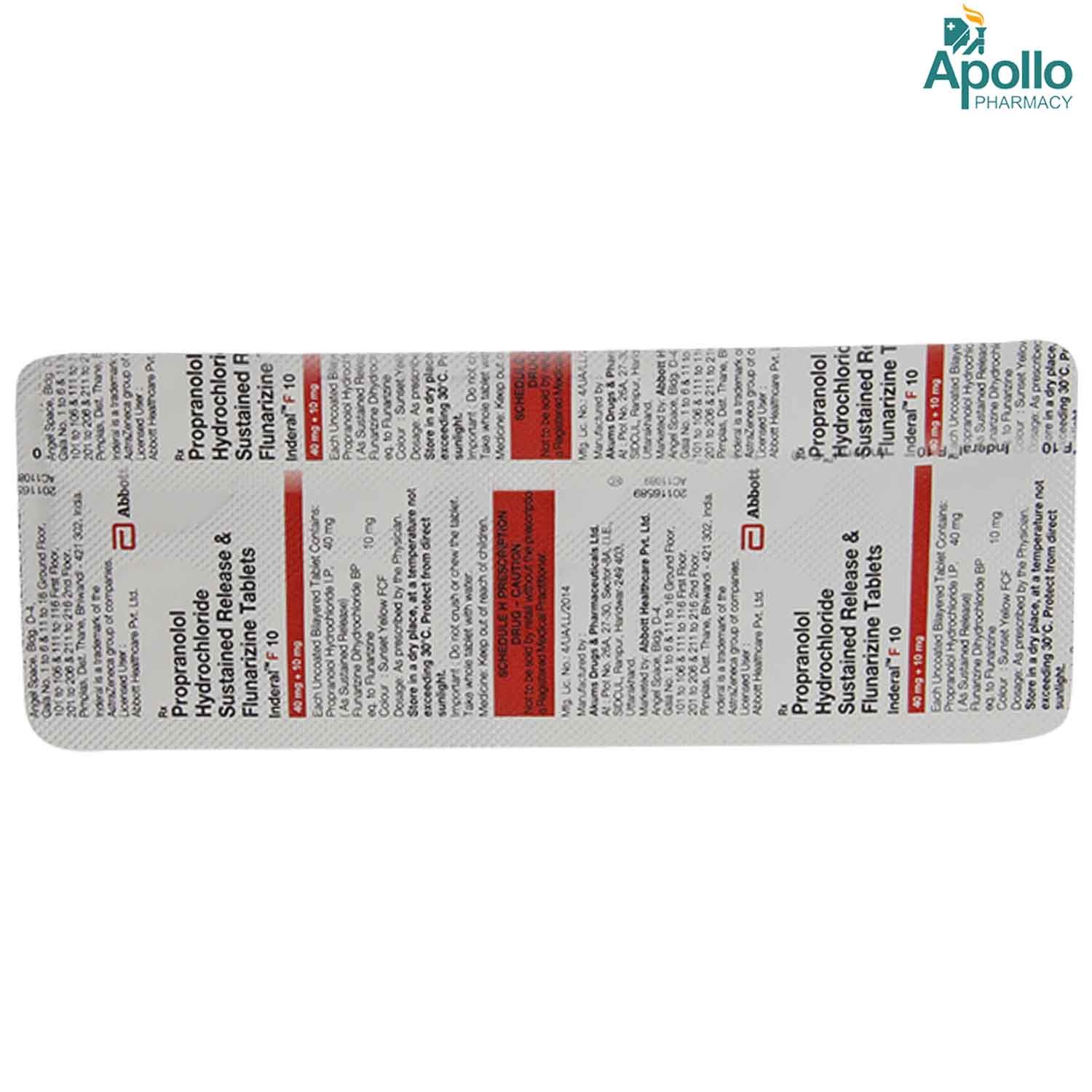 Inderal F 40/5 Mg
