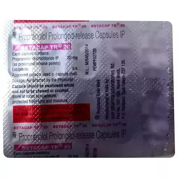 Inderal La Cap 80 Mg