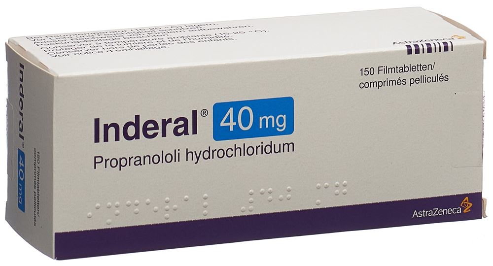 Inderal Tabletas 40 Mg X 50