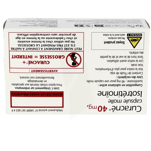 Isotrétinoïne 40mg