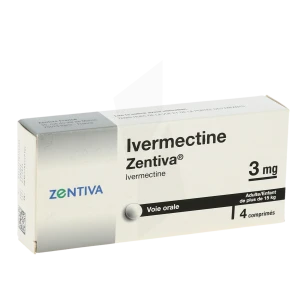 Ivermectine zentiva 3mg