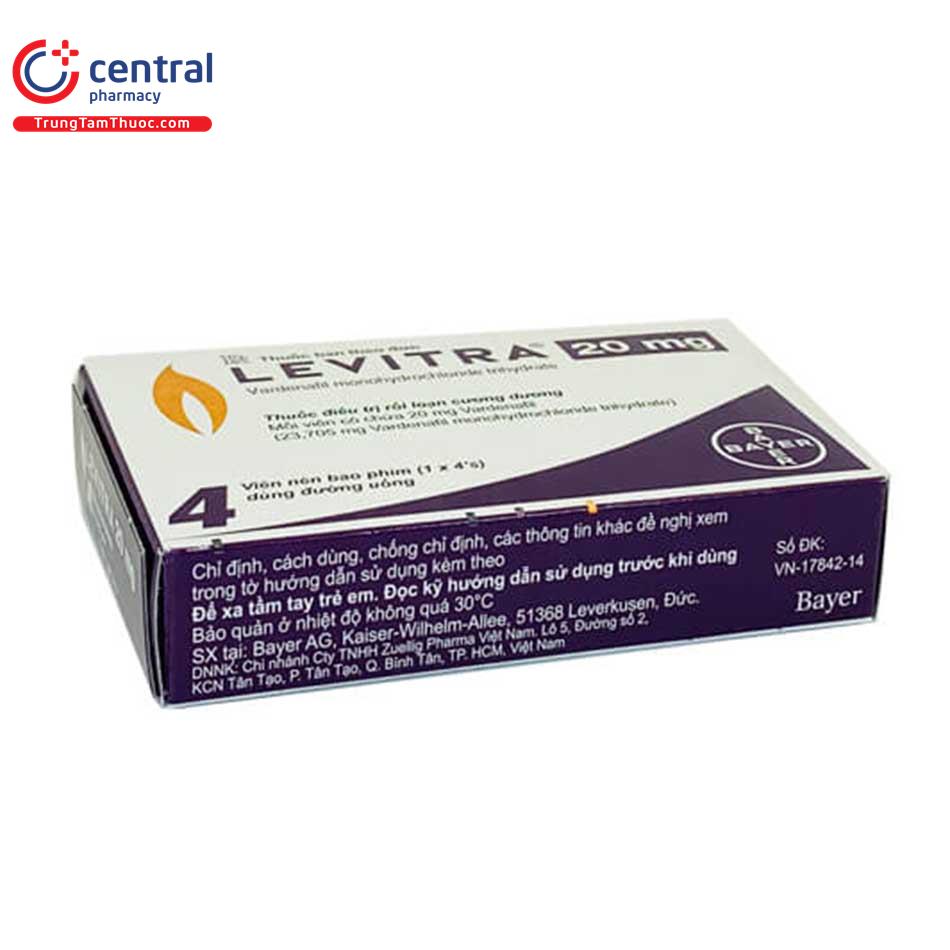 Levitra 20 mg 4tab