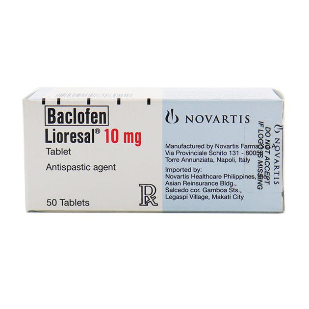 Lioresal De 10 Mg