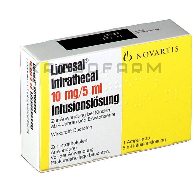 Lioresal le moins cher