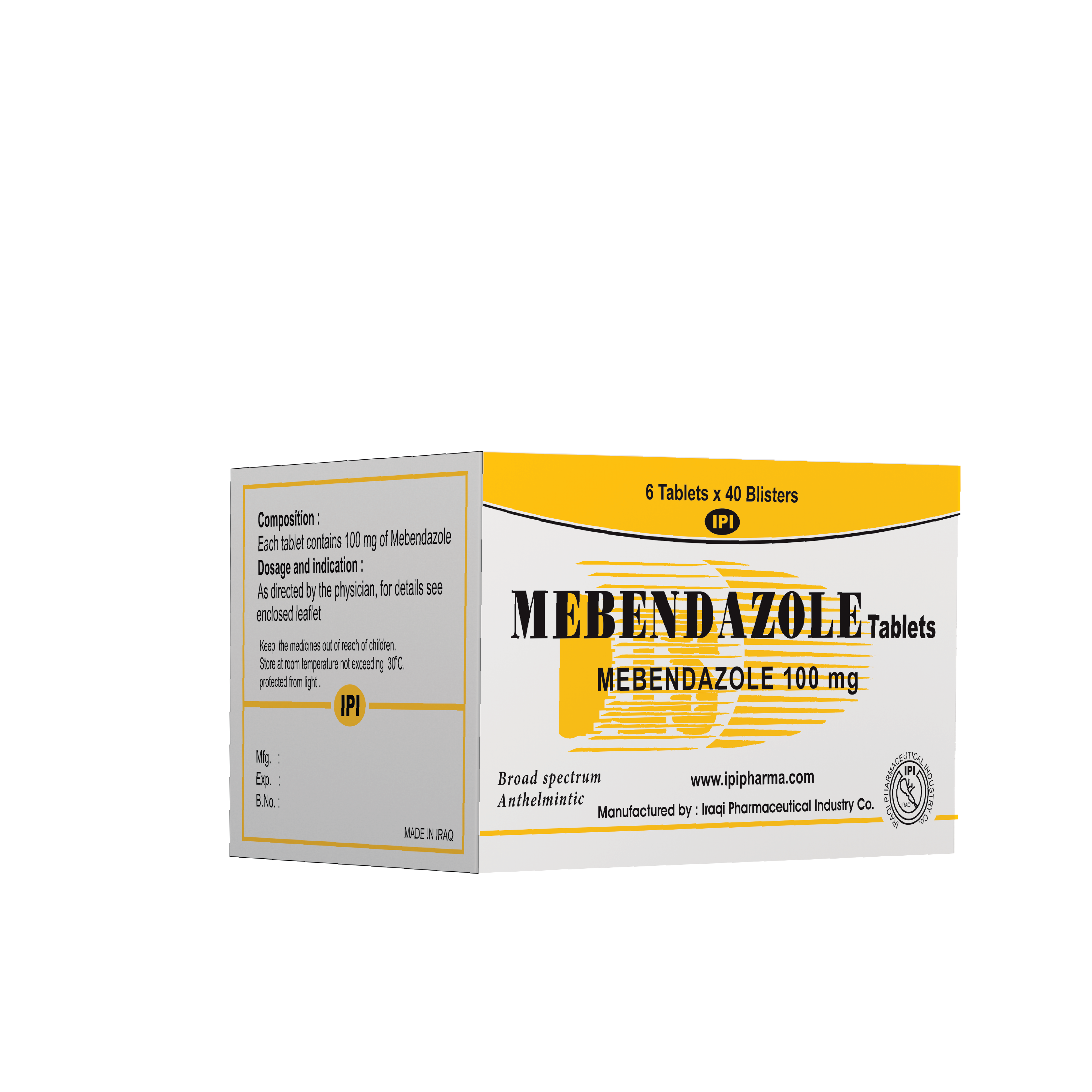 Mébendazole générique