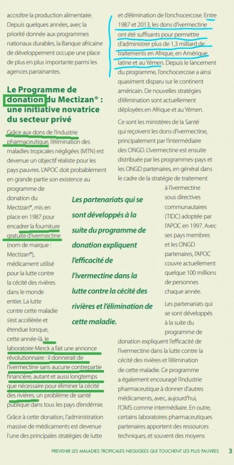 Mectizan pilule