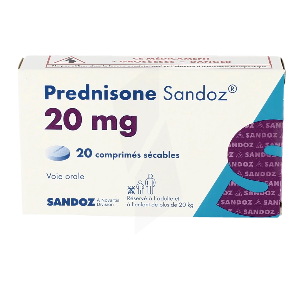 Prednisolone 20 mg france