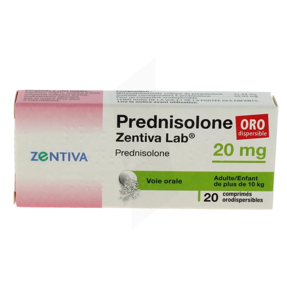 prednisolone zentiva sans ordonnance