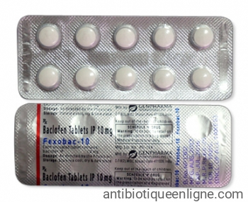 Prix Baclofène