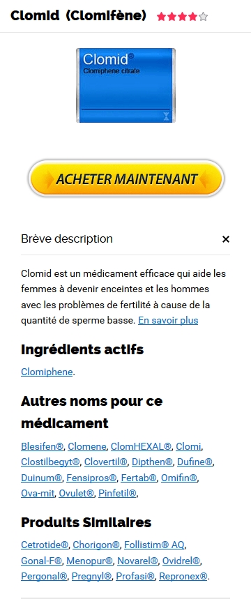 Prix clomid en pharmacie