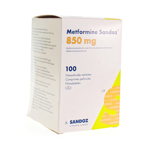 Prix metformine 850