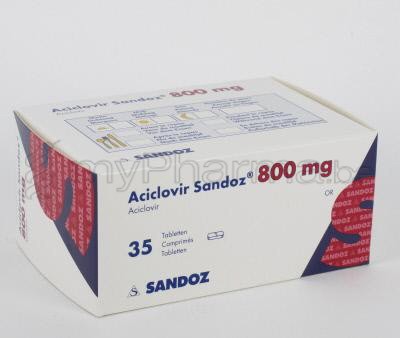 Prix pour aciclovir