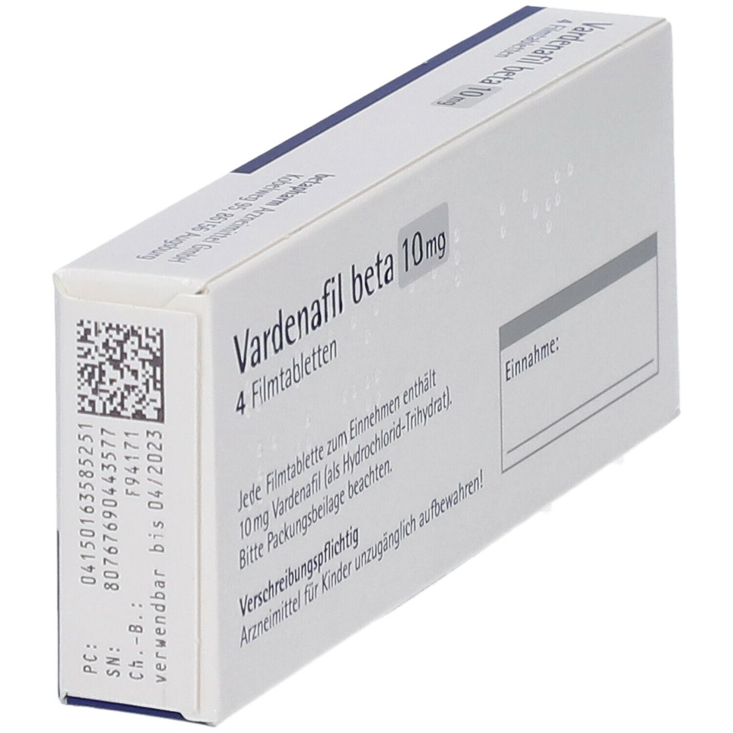 Prix vardenafil 10 mg