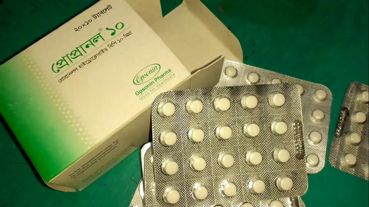 Propranolol 10 Mg Opsonin