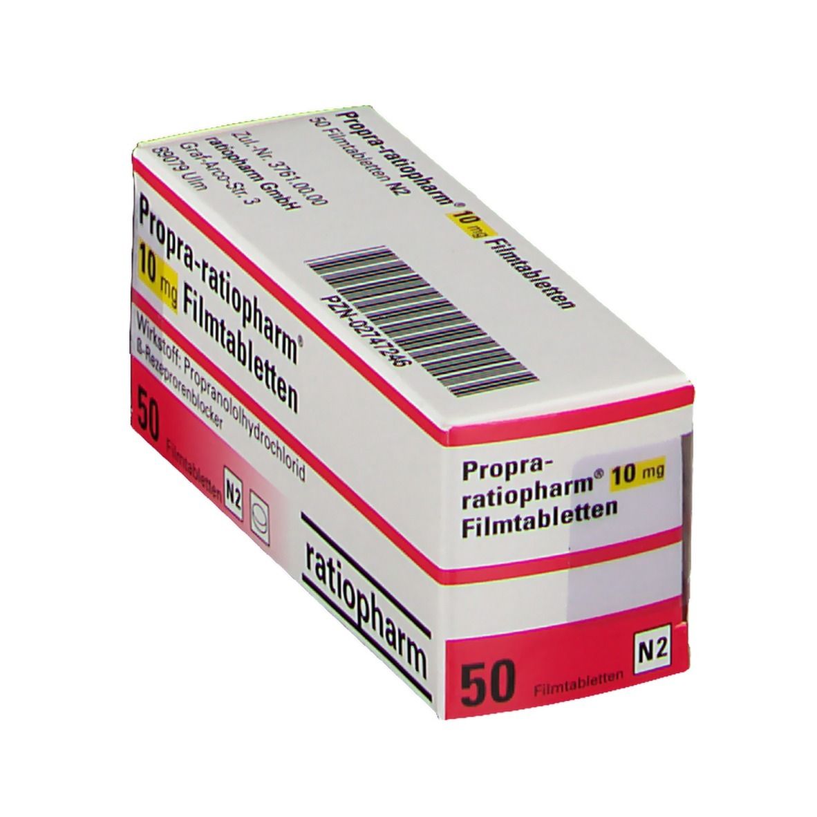 Propranolol 10 mg ratiopharm
