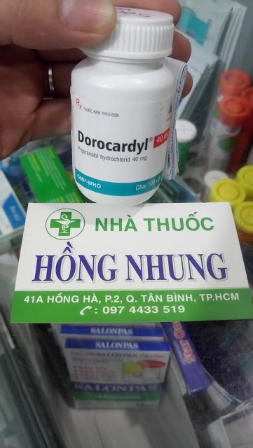 Propranolol 40mg dorocardyl