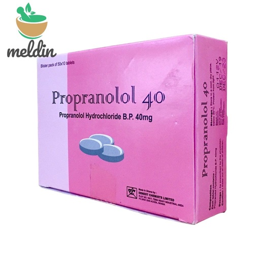 propranolol 40mg od