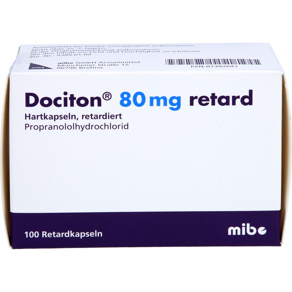 Propranolol 80mg spc