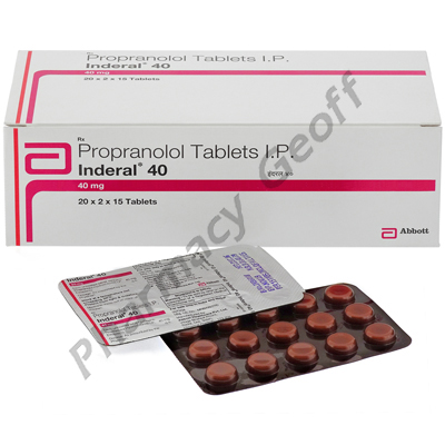 Propranolol x 40 mg
