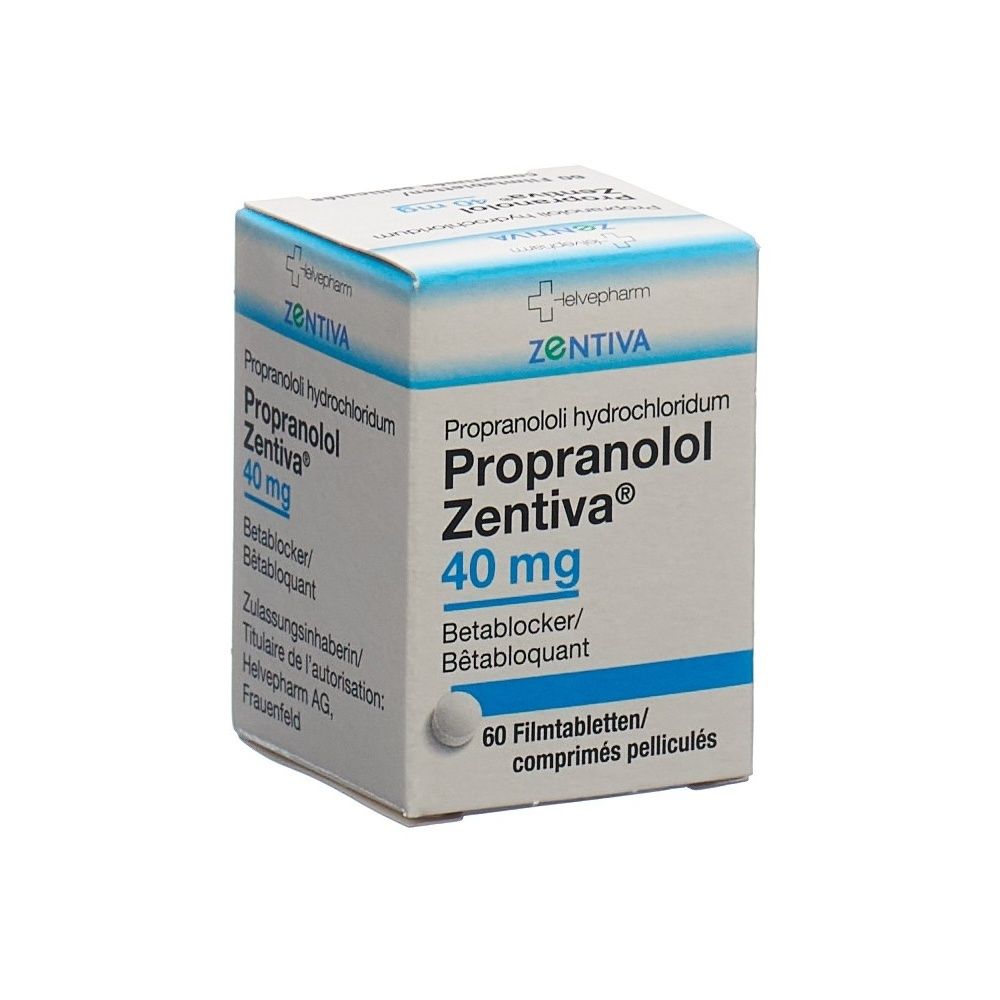 Propranolol zentiva 40 mg