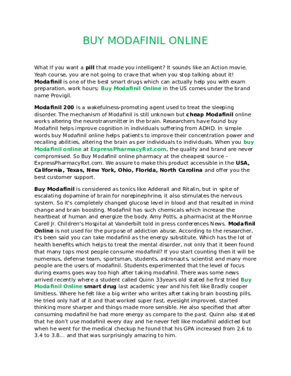 Provigil pharmacie online