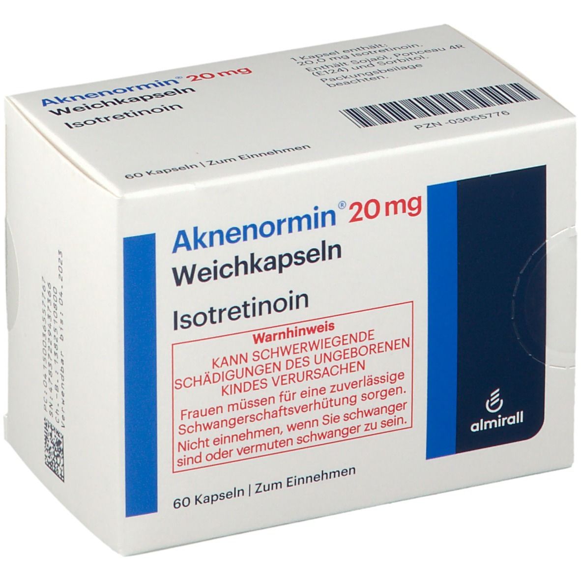 Roaccutane 20 mg prix