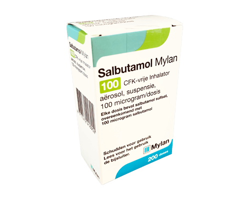 Salbutamol de 100 mcg