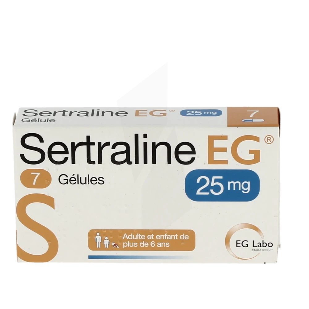 sertraline 25 mg prix