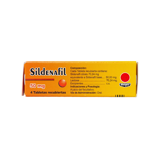 Sildenafil 50 Mg 4 Tabletas