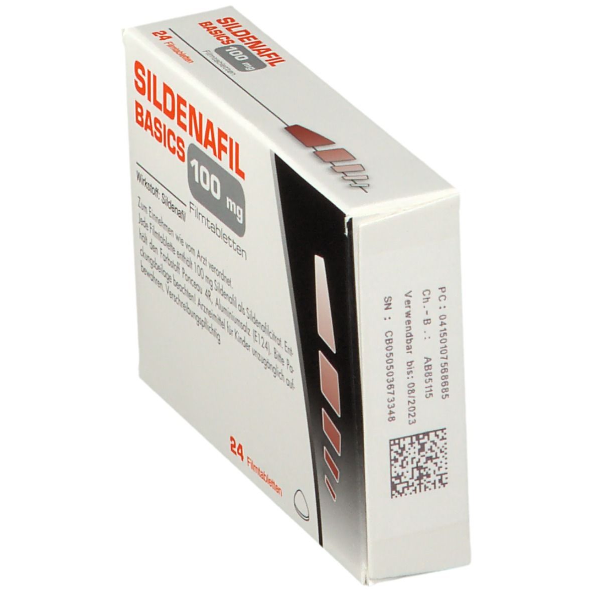 Sildénafil 100 mg boîte de 24
