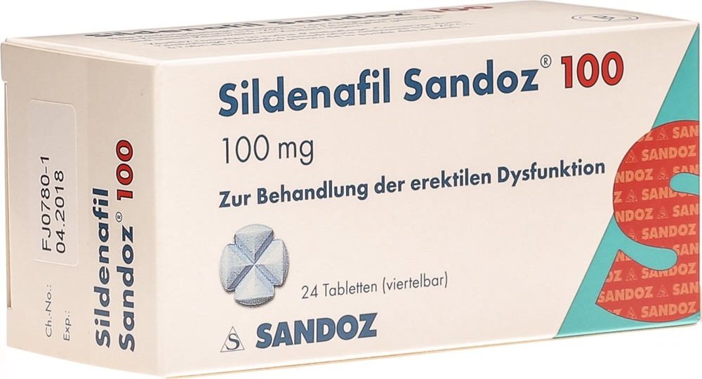 Sildénafil 100mg sandoz