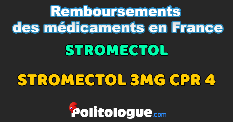 Stromectol 3 mg comprimé boîte de 4