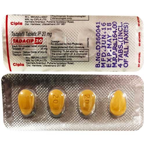 Tadacip 20mg cipla