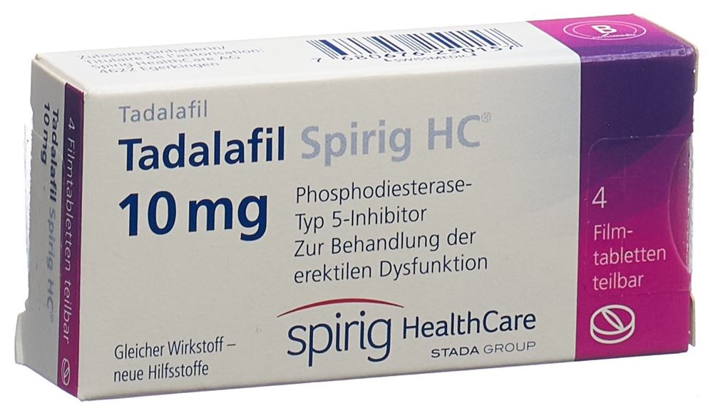 tadalafil 10 mg boîte de 8