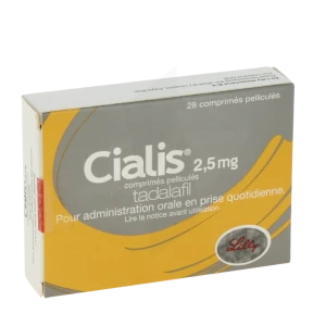 Tadalafil 2 5 mg prix
