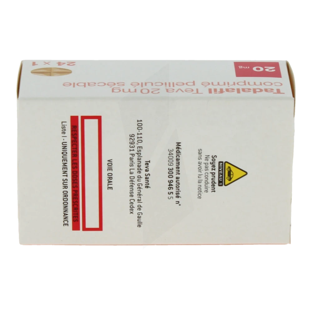 Tadalafil 20 mg teva
