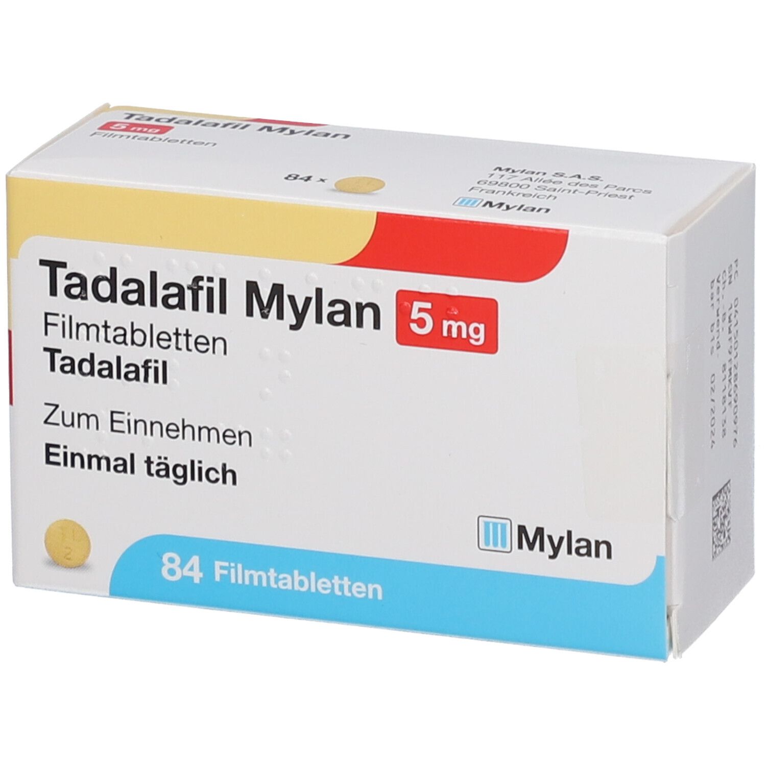 Tadalafil 2.5 mg 1mg