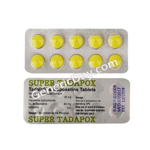 Tadalafil 40mg dapoxetine 60mg