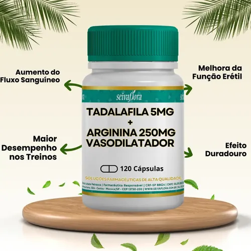 Tadalafil 5mg 120 cápsulas