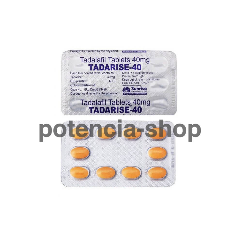 Tadarise 40 mg tadalafil