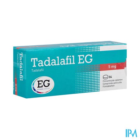 Teva tadalafil 5mg 84 comprimés