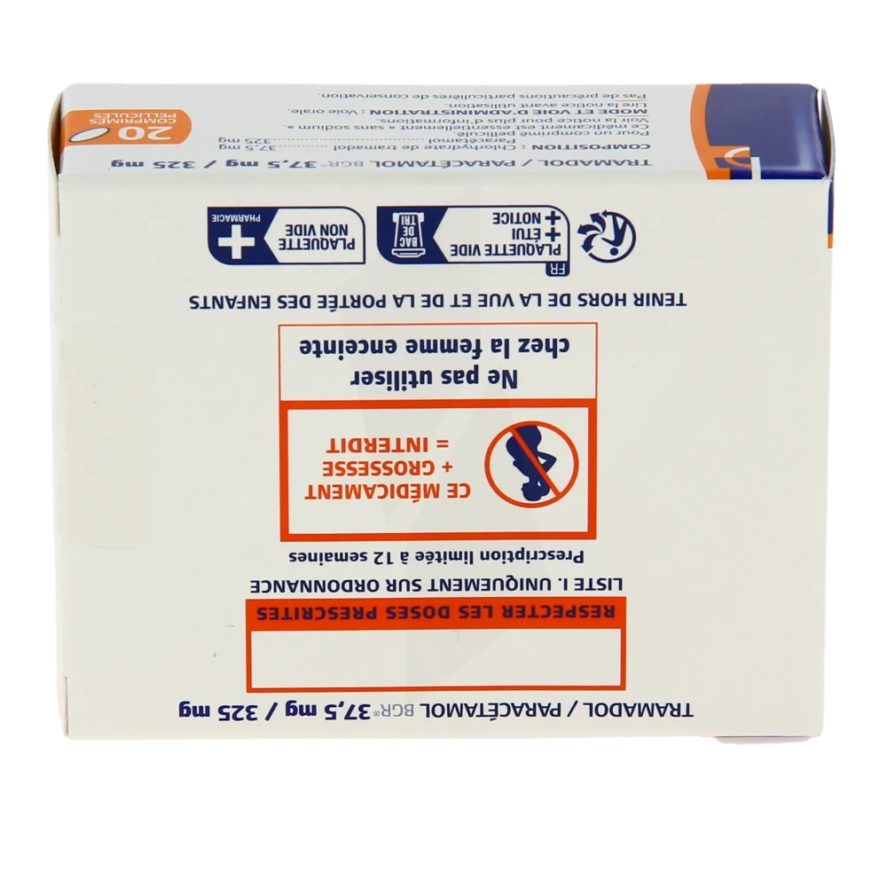 Tramadol paracétamol prix