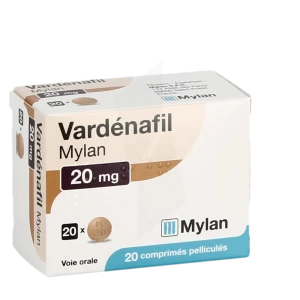 Vardenafil 20mg avis