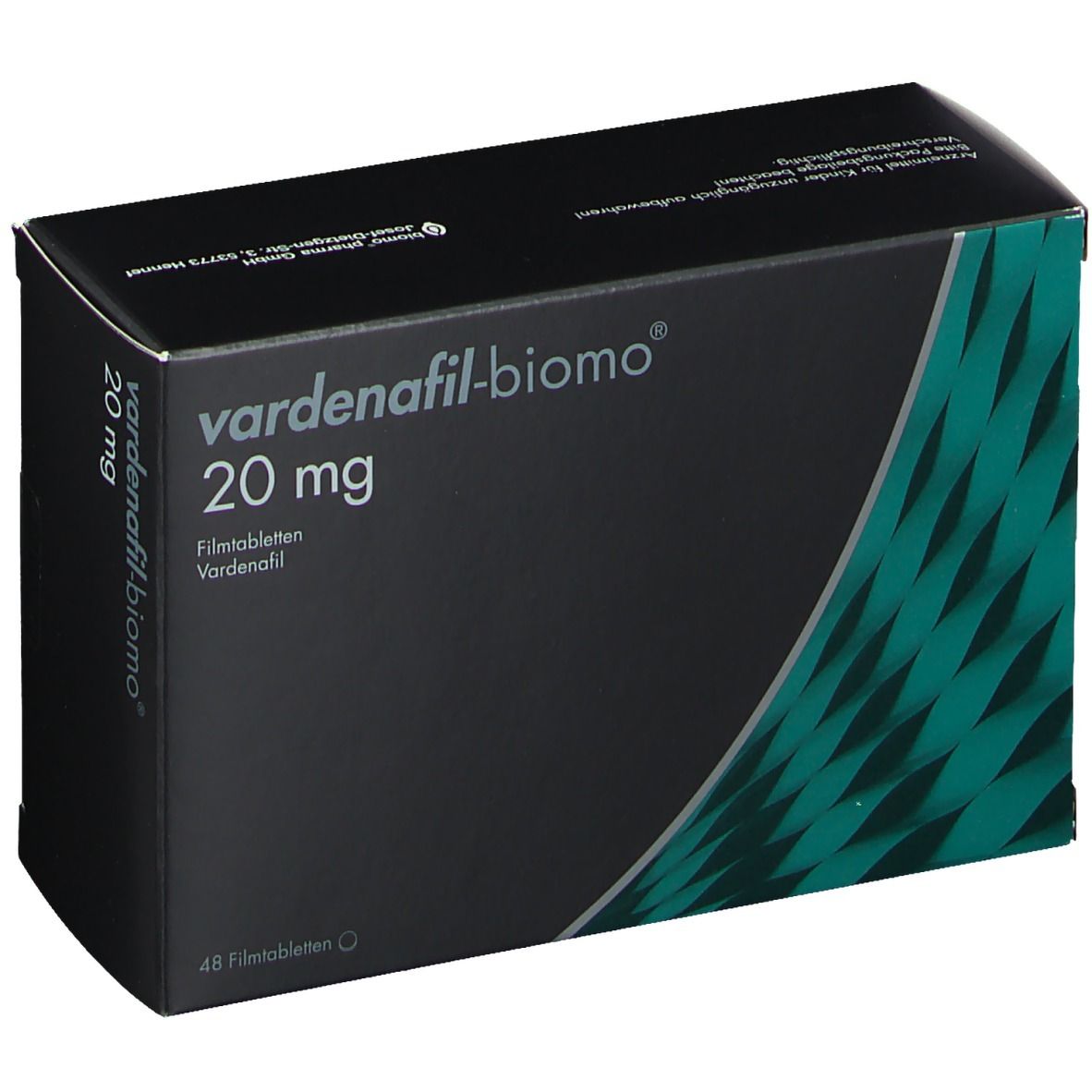 Vardenafil biomo 20mg fta